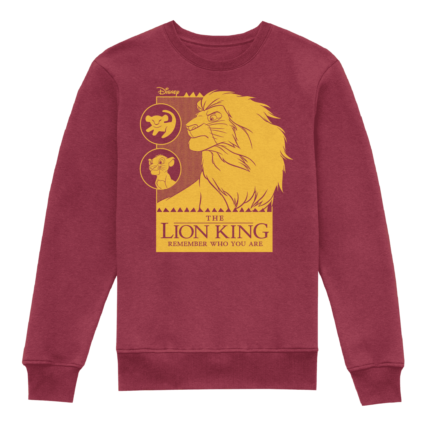 Lion King Simbas Journey Kids' Sweatshirt - Burgundy