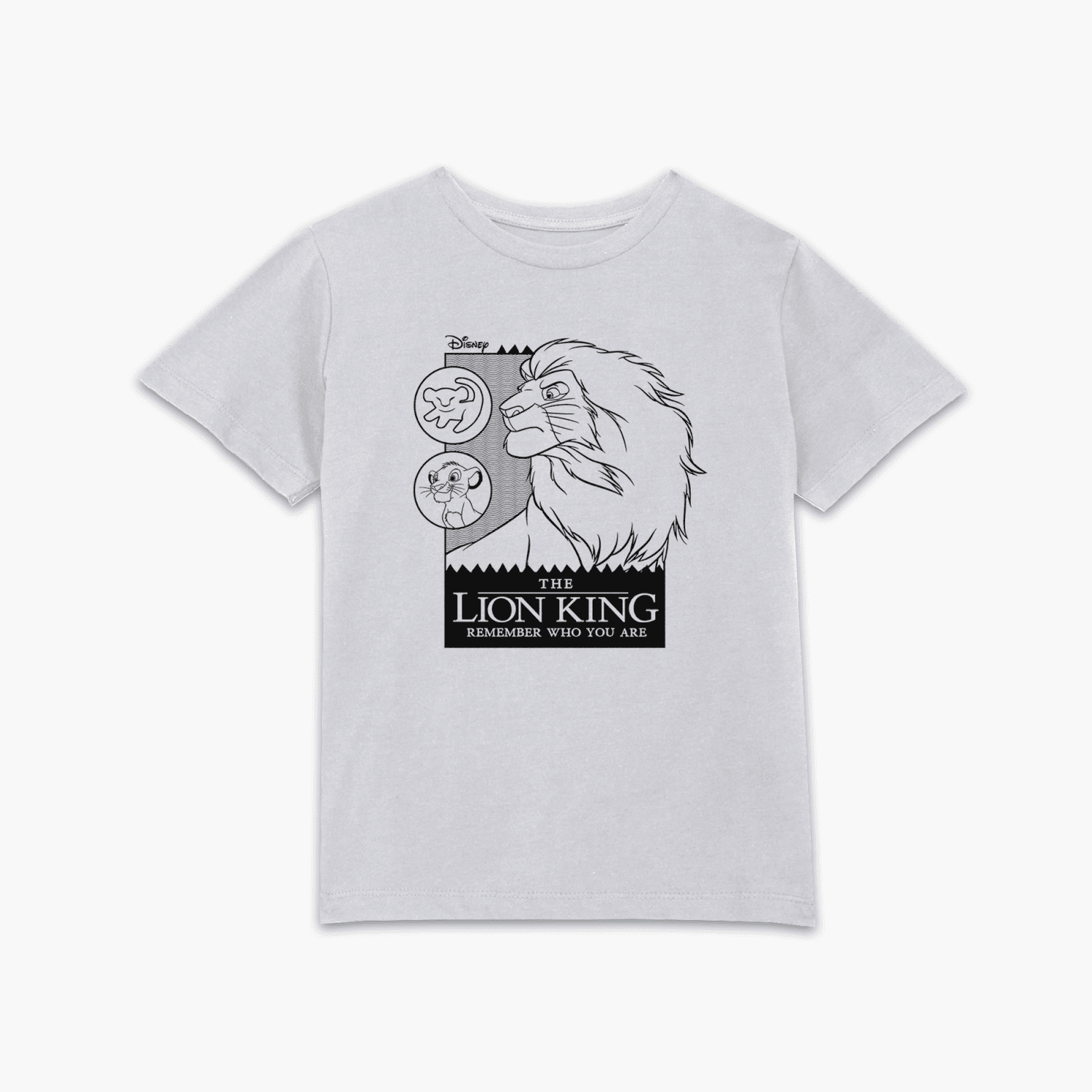 Lion King Remember Who You Are Kids' T-Shirt - White