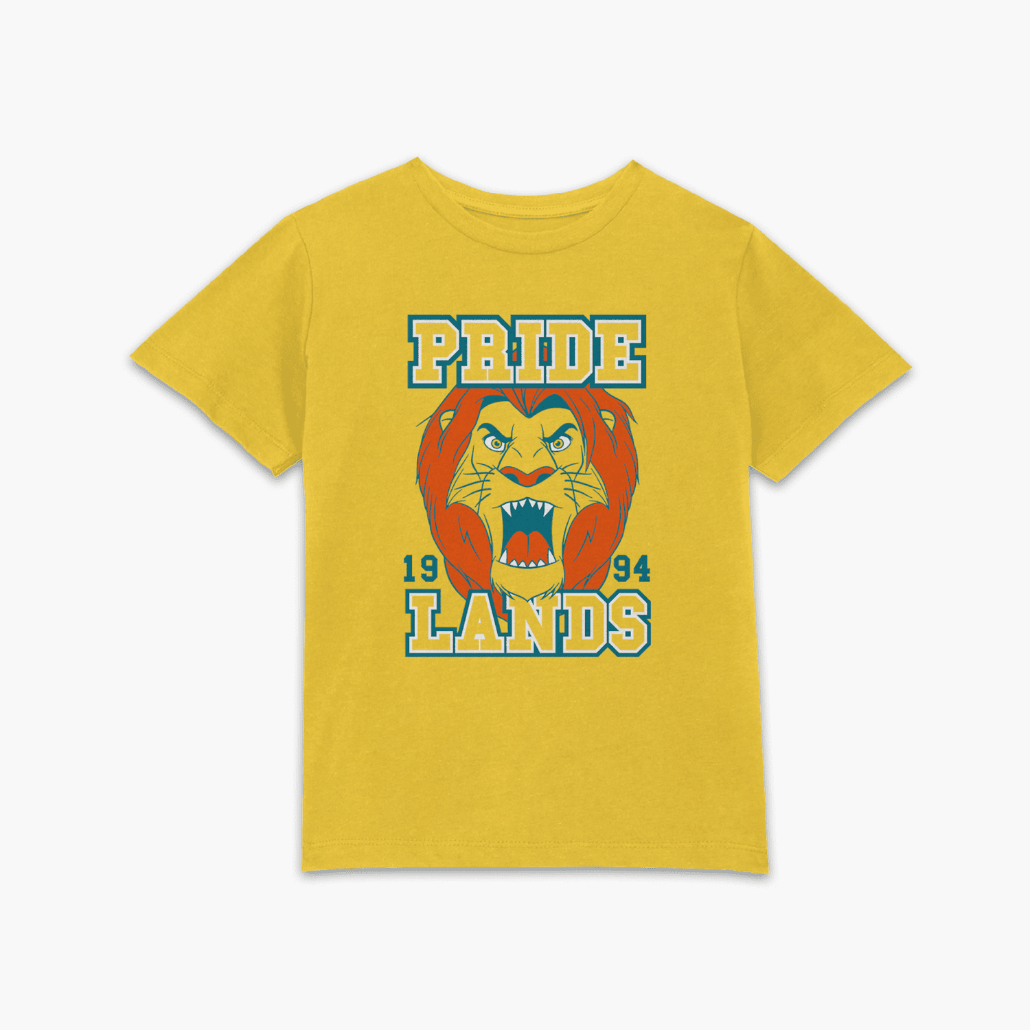 Lion King Simbas Pride Lands Kids' T-Shirt - Mustard