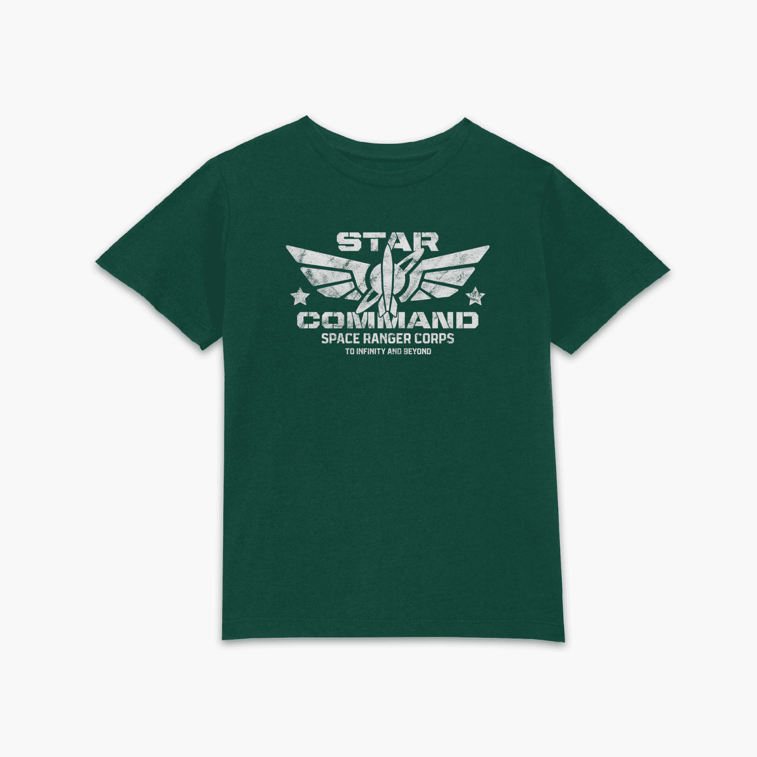 Camiseta Star Command Space Ranger Corps para niño de Toy Story - Verde