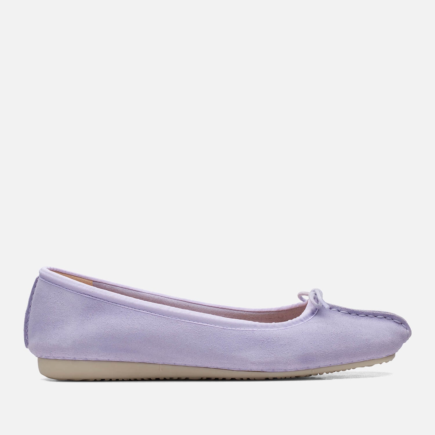 Clarks Freckle Ice Suede Ballet Flats