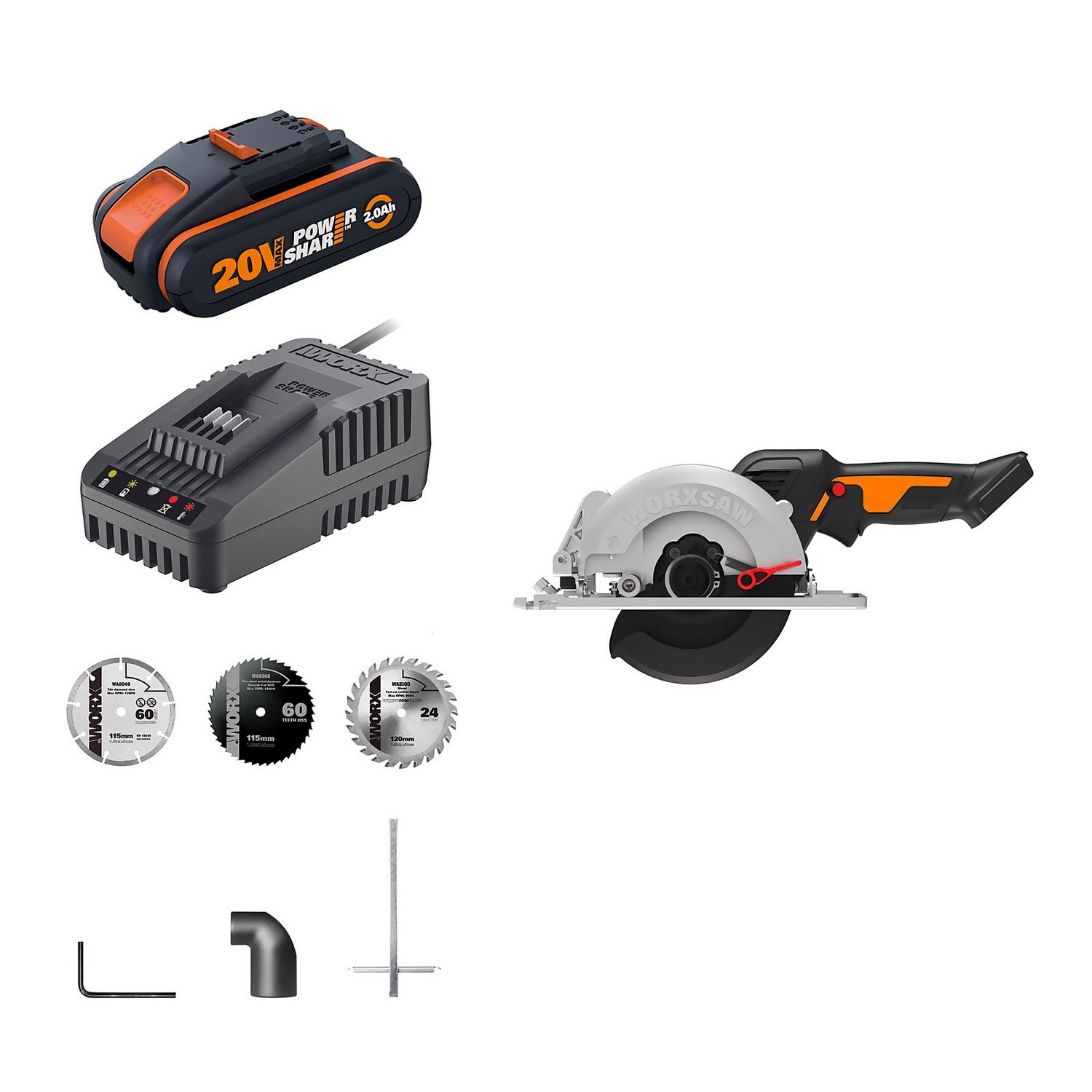 Worx circular shop saw 20v