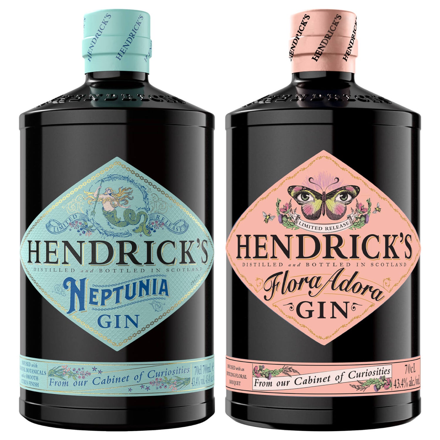 Hendrick's Gin Duo - Hendrick's Neptunia & Hendrick's Flora Adora