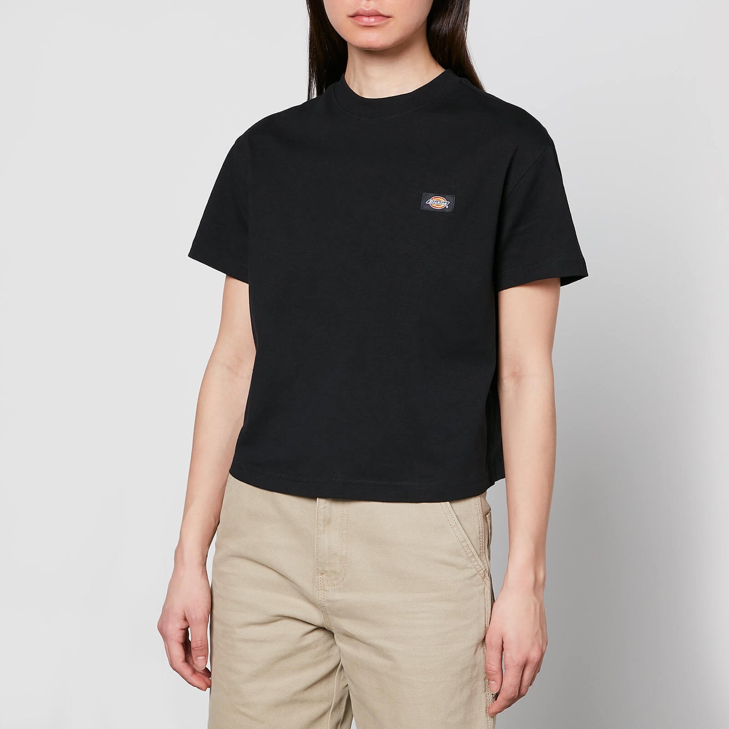 Dickies Oakport Boxy Short Sleeve Cotton-Jersey T-Shirt - XS
