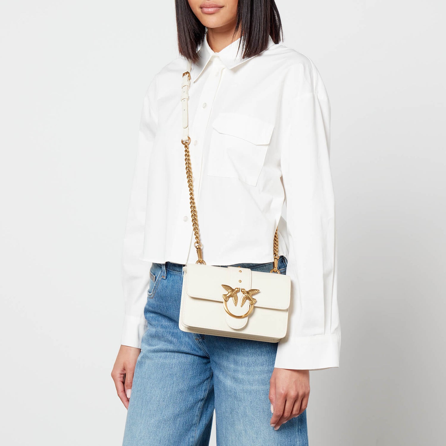 Pinko Love One Mini Leather Bag 0
