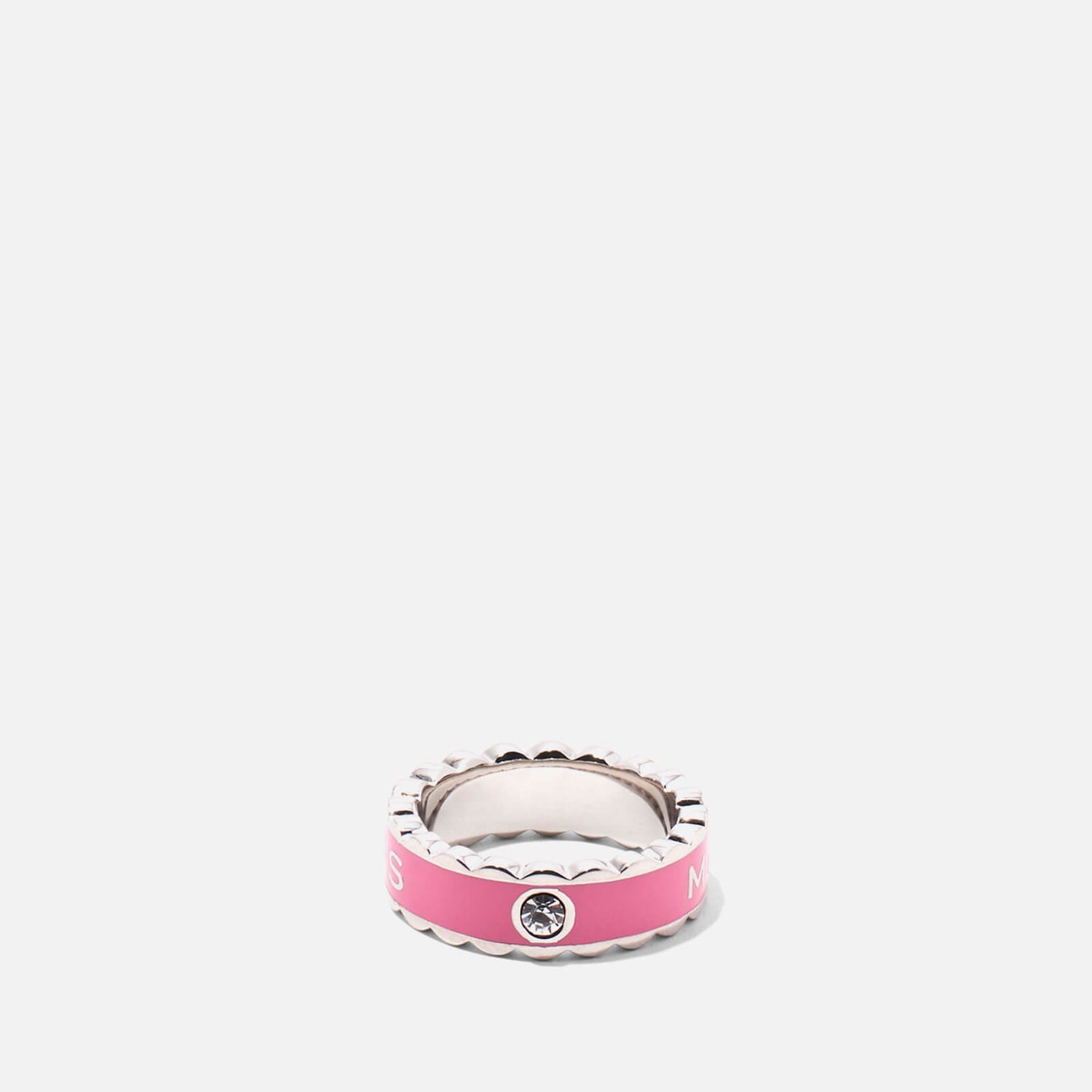 Marc Jacobs The Medallion Brass and Crystal Ring