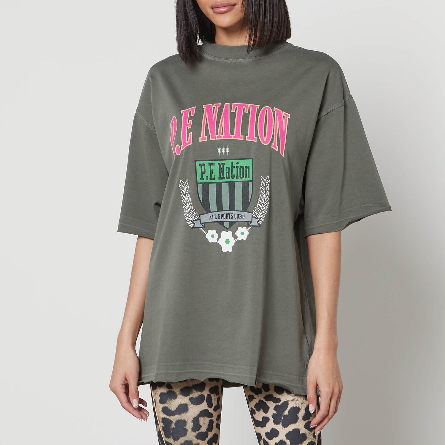 P.E Nation Division One Cotton-Jersey T-Shirt