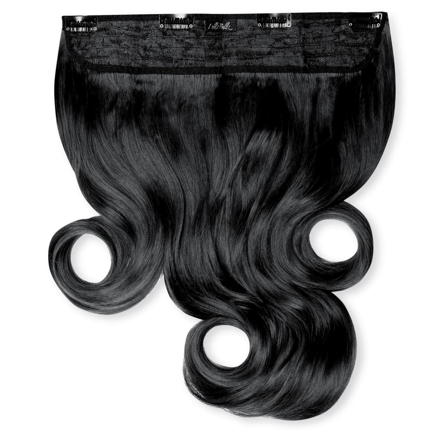 LullaBellz Thick 16 1-Piece Curly Clip in Hair Extensions (Various Colours)
