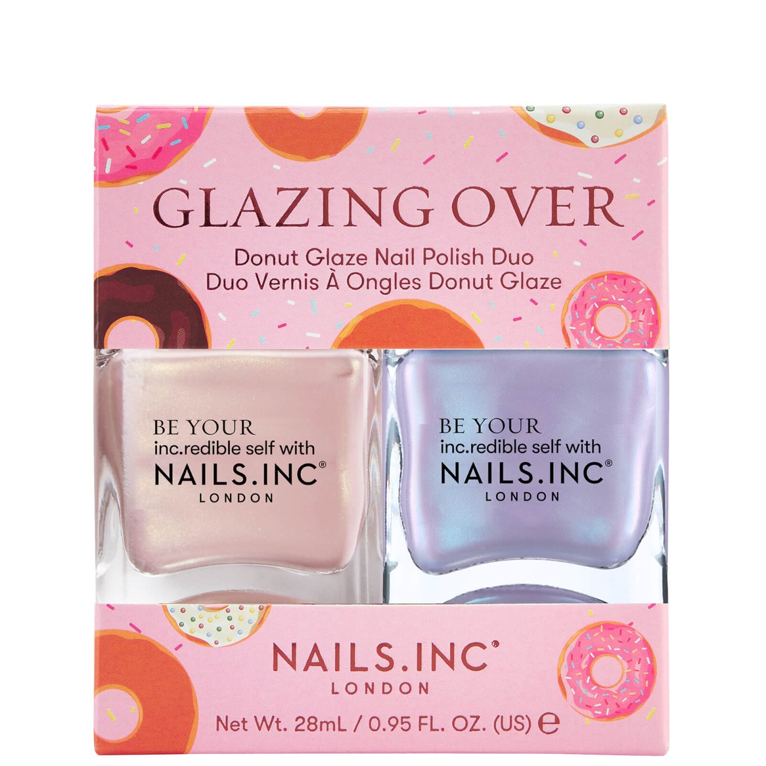 nails inc. Glazing Over Nail Polish Duo LOOKFANTASTIC