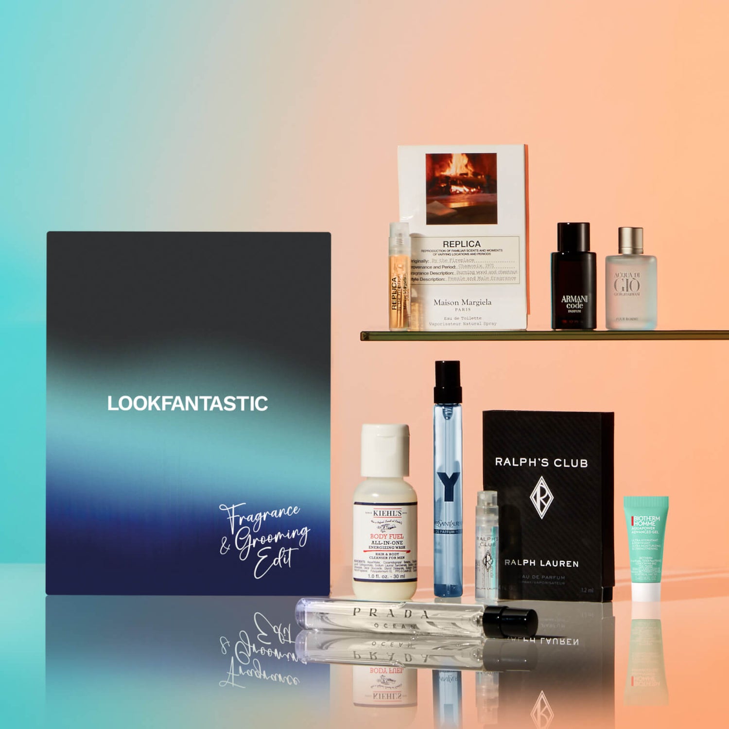 LOOKFANTASTIC Summer Fragrance & Grooming Edit (Includes a fully redeemable digital £55 voucher)