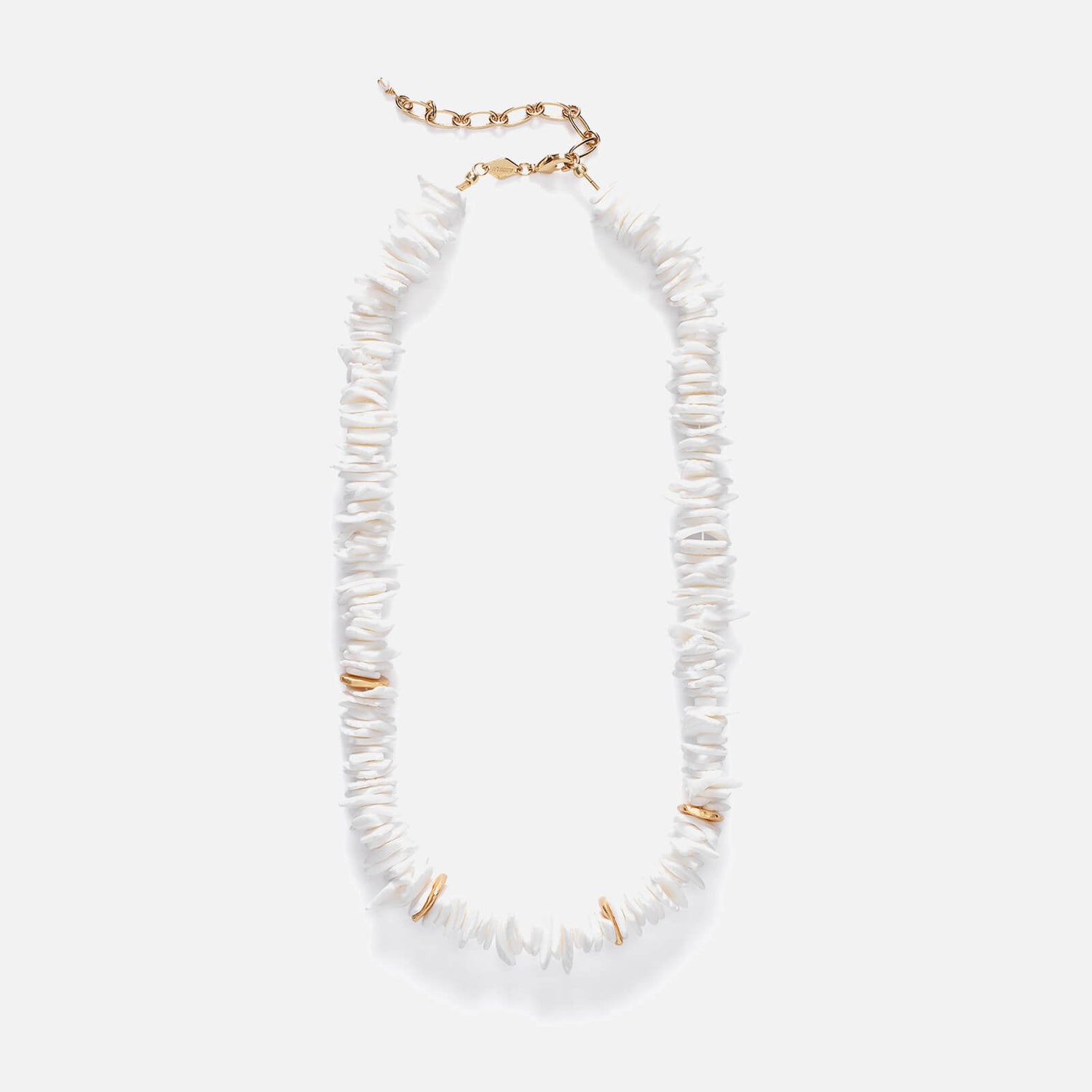 Anni Lu Puka Shell and Glass Bead Necklace