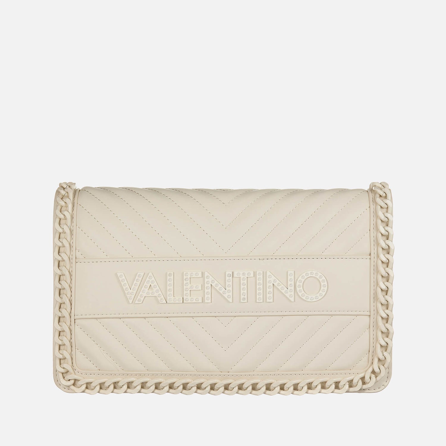 Valentino Ice Flap Quilted Faux Leather Bag
