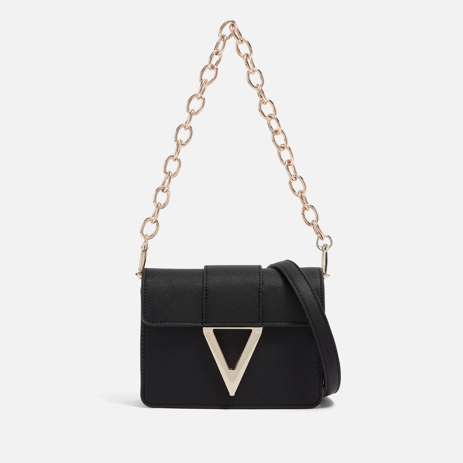 Valentino Voyage Re Flap Faux Leather Shoulder Bag
