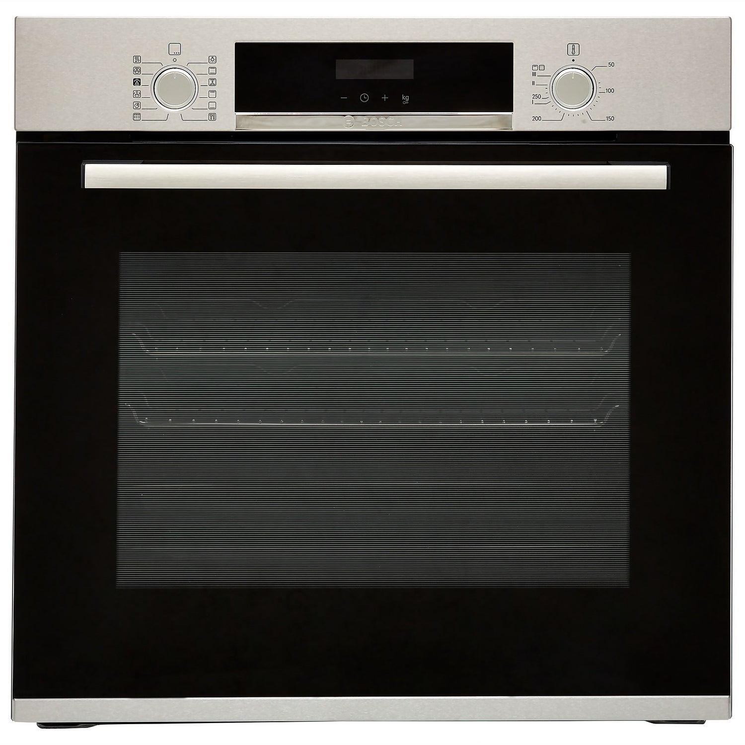 Bosch Series 4 HRS574BS0B Built In Electric Single Oven with added