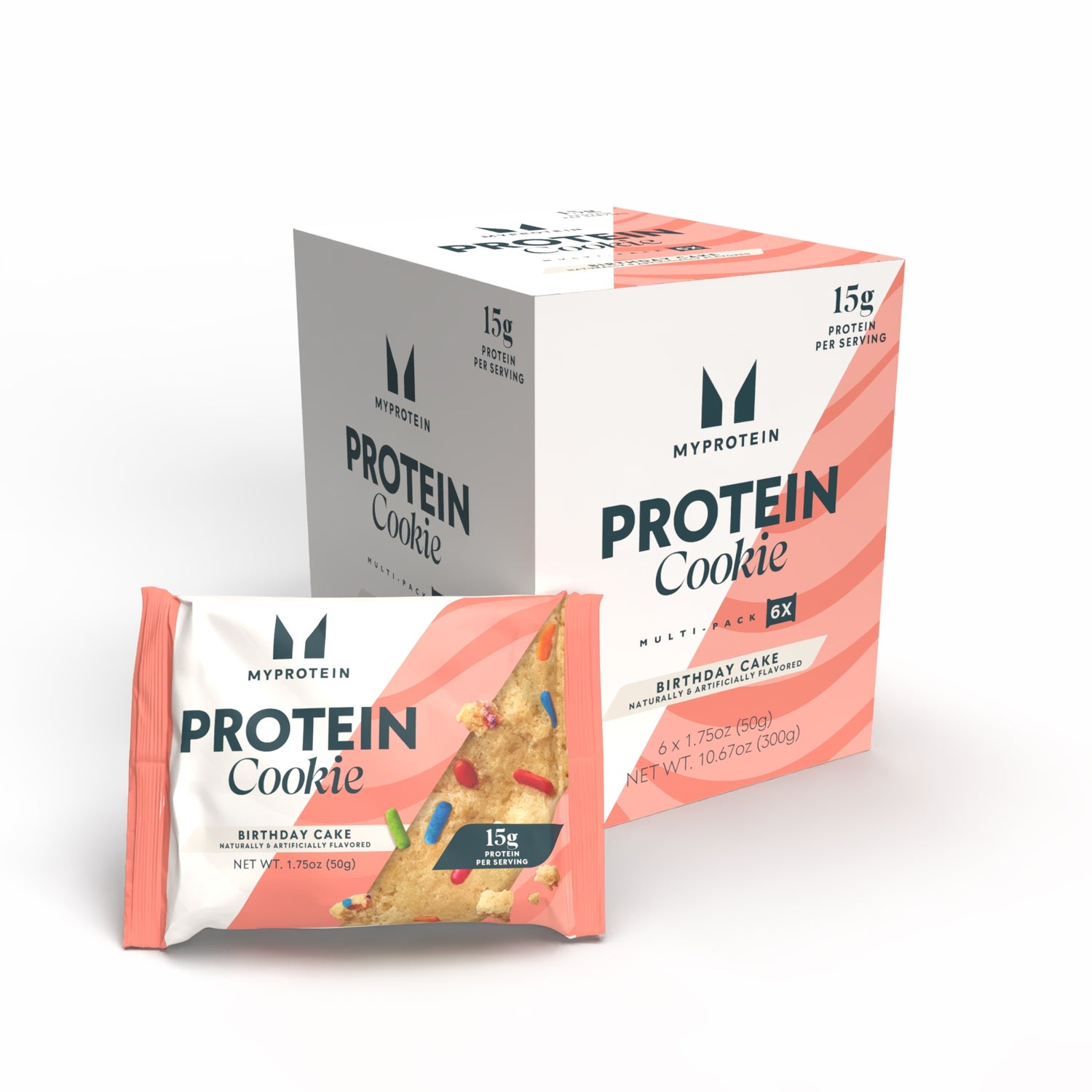 Protein Cookie - 6 x 60g - Birthday Cake