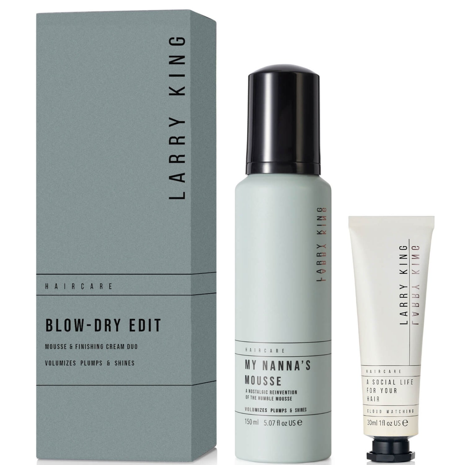 Larry King Haircare The Blow Dry Edit (Worth £36.00)