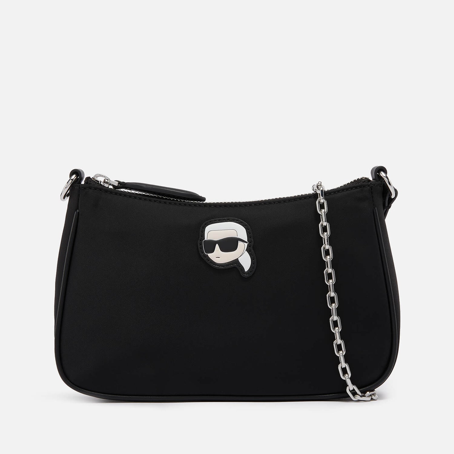 Karl Lagerfeld K/Ikonik Nylon Shoulder Bag