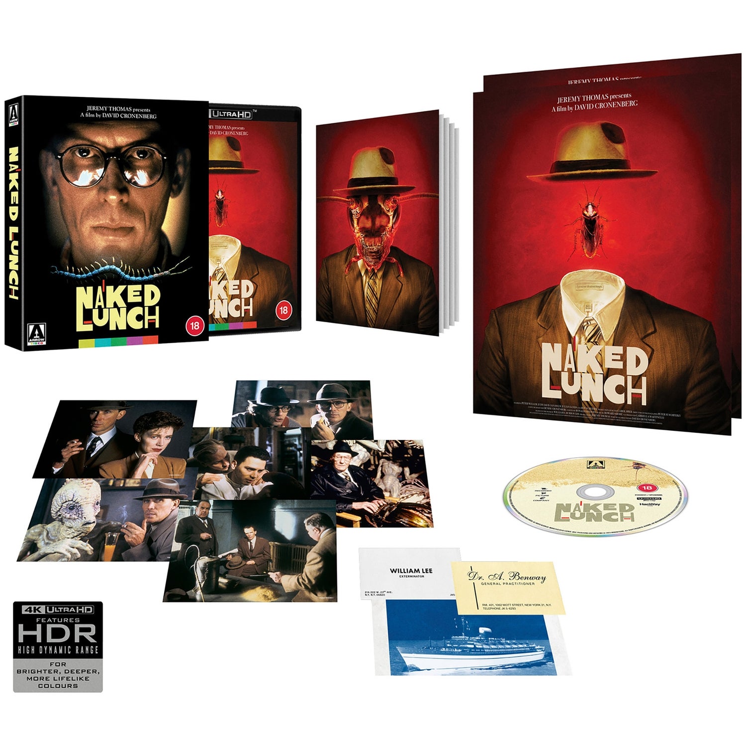 Naked Lunch (Original Artwork Slipcase) Limited Edition 4K Ultra HD