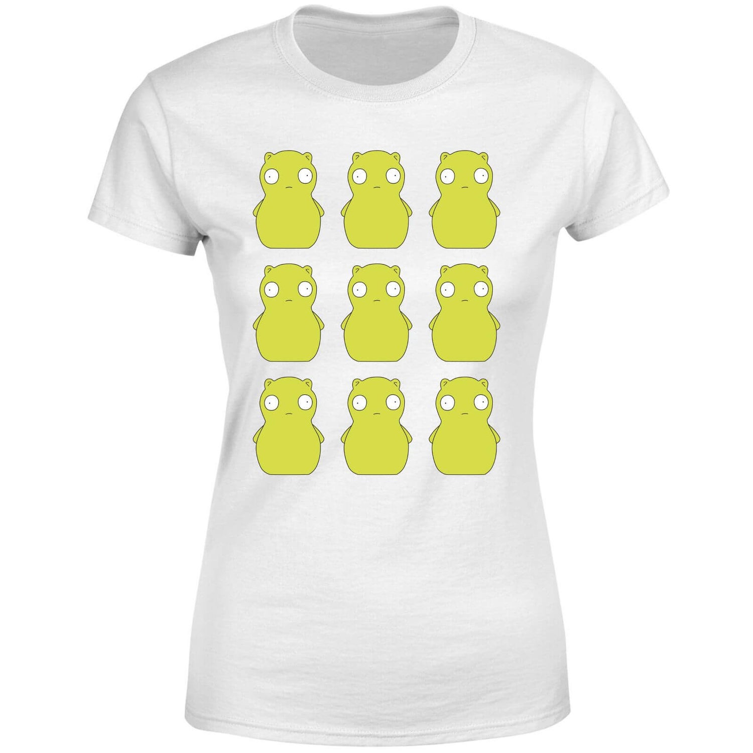 Bob&apos;s Burgers Kuchi Kopi Icons Women's T-Shirt - White