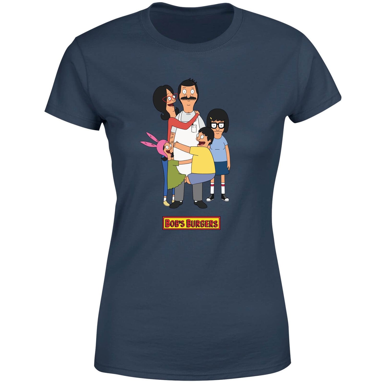 Bob&apos;s Burgers Family Women's T-Shirt - Navy