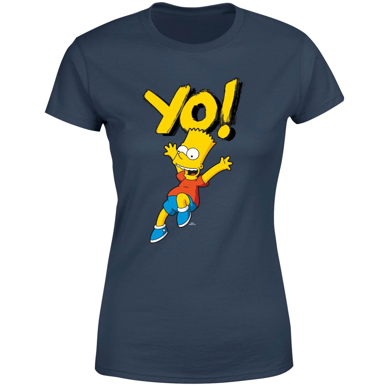 The Simpsons Bart T-Shirt - Navy Clothing | Zavvi Australia