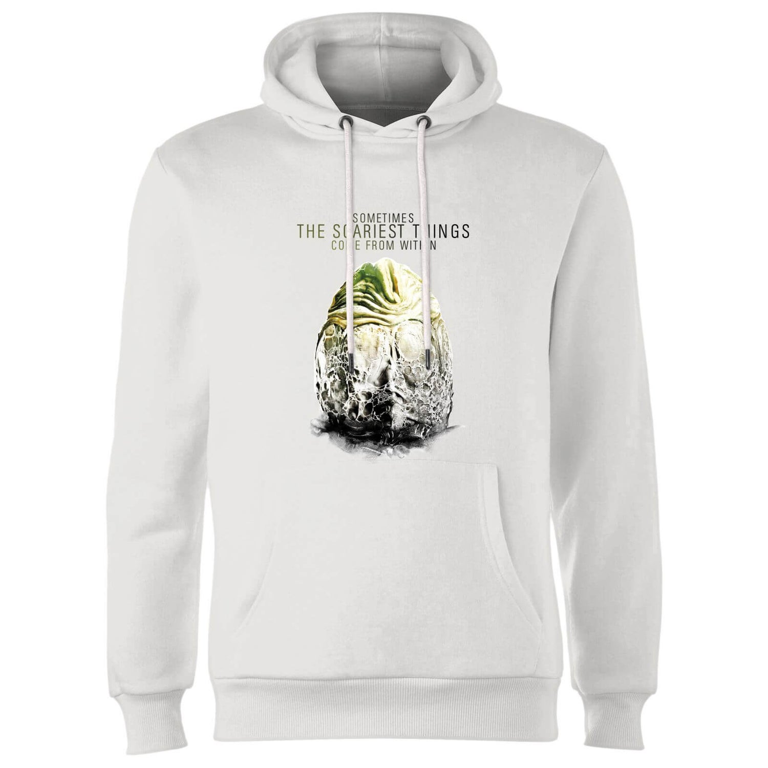 Alien The Scariest Things Hoodie - White