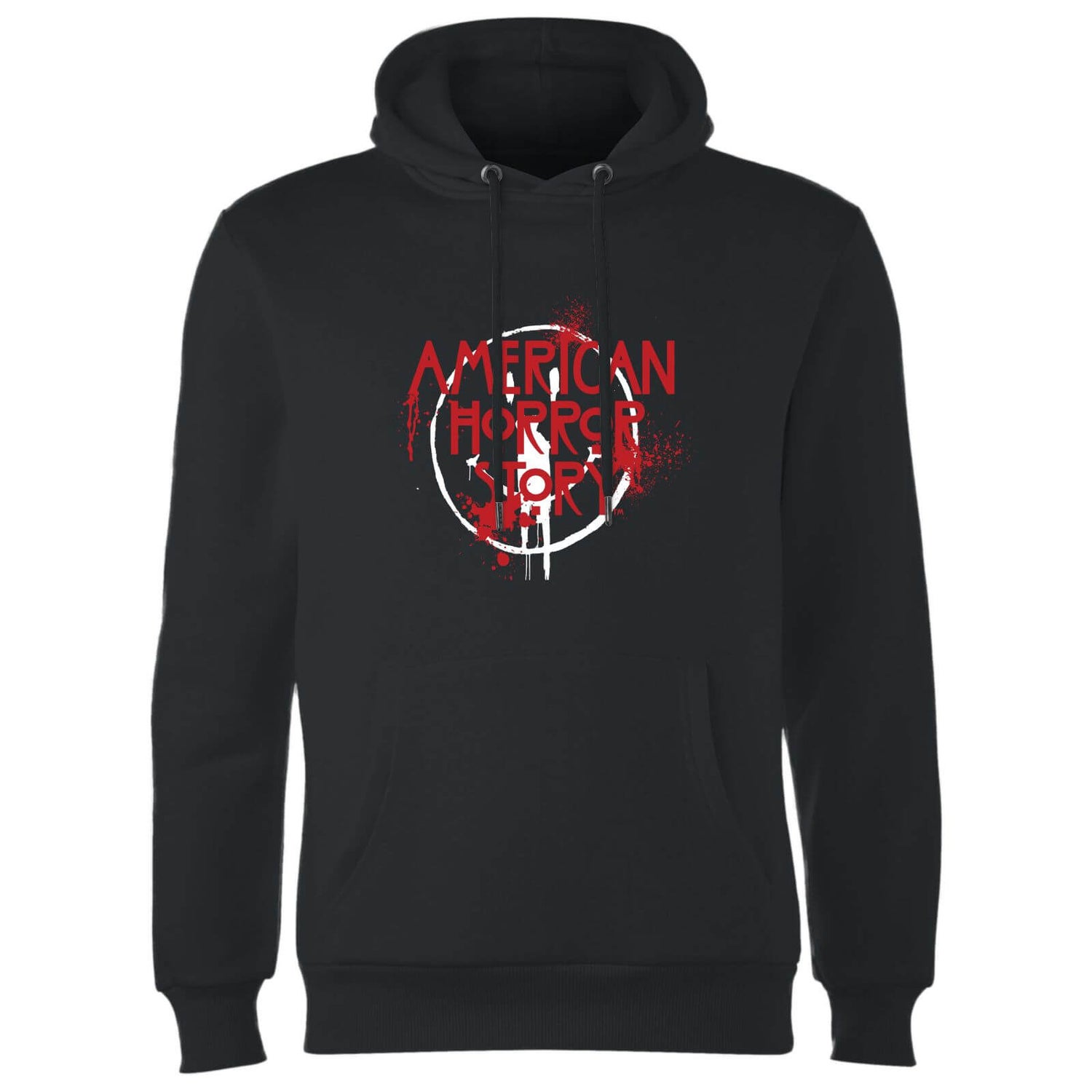 American Horror Story Smiley Splatter Hoodie - Black