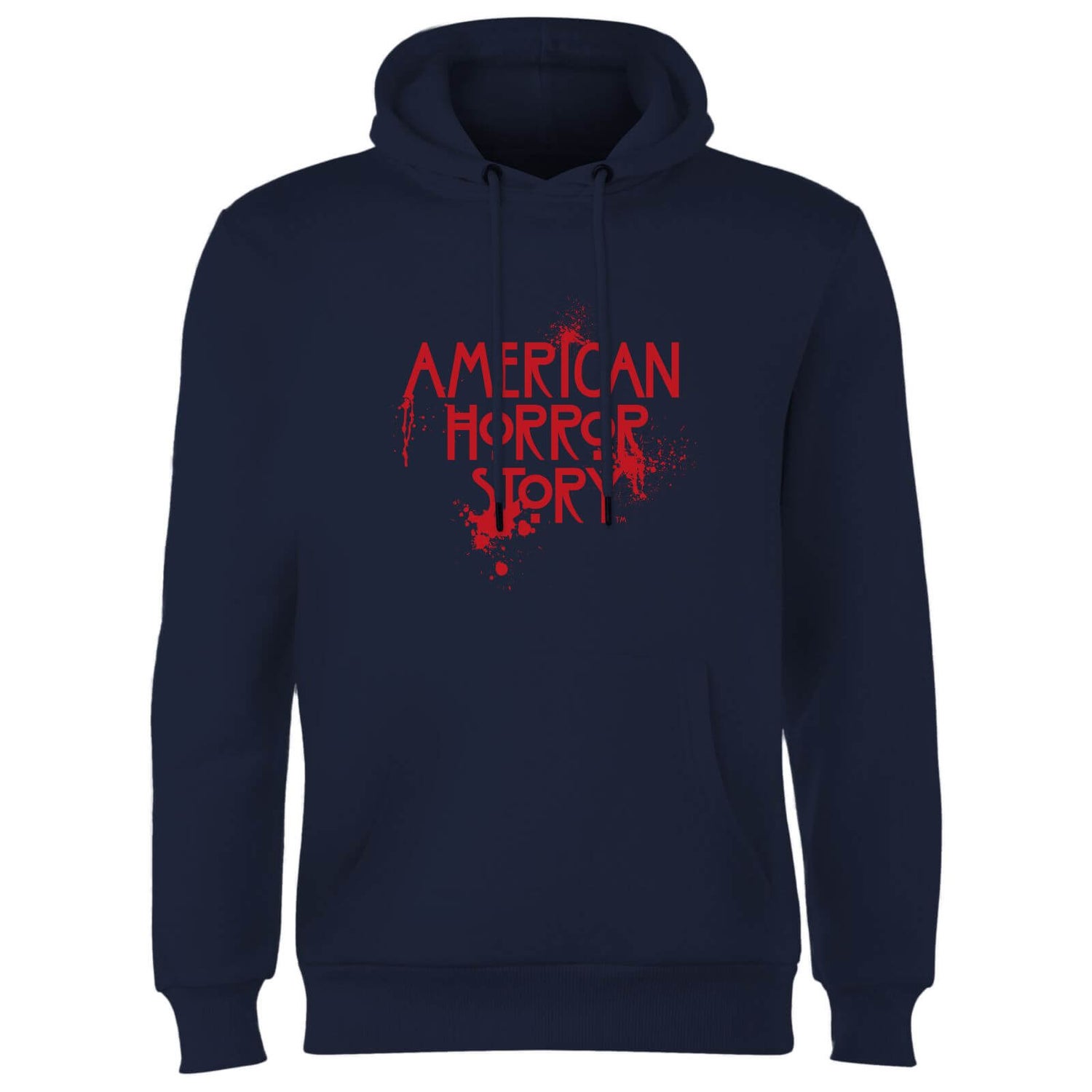 American Horror Story Splatter Logo Hoodie - Navy