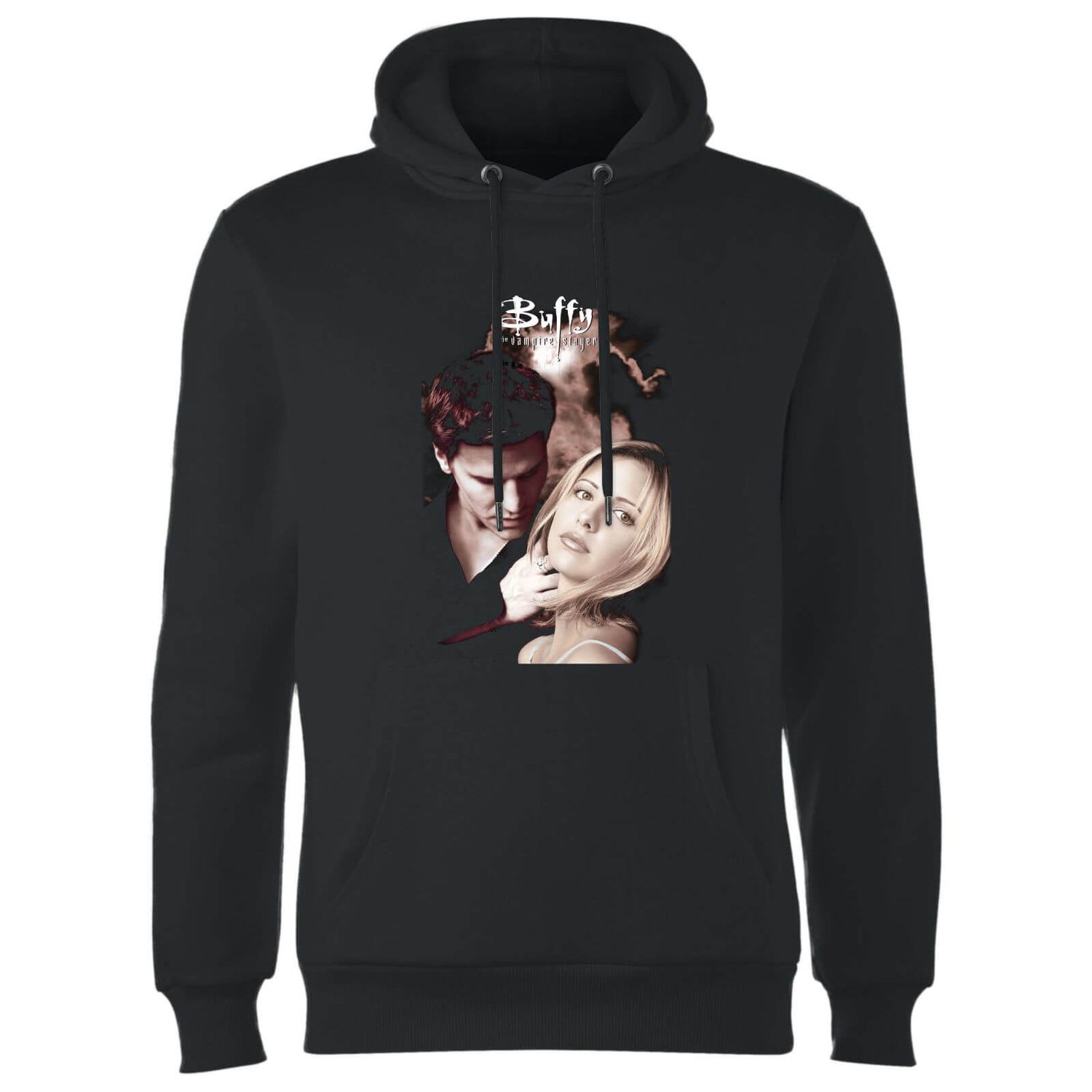 Buffy The Vampire Slayer Angel Poster Hoodie - Black