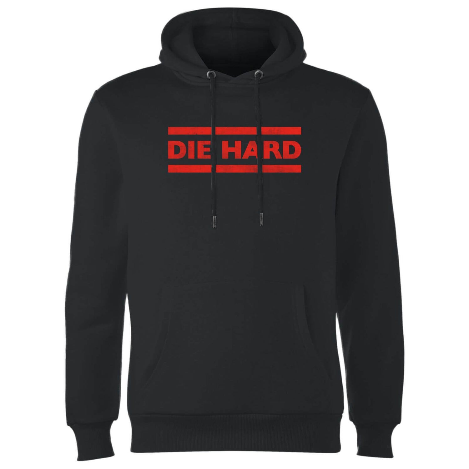 Die Hard Red Logo Hoodie - Black