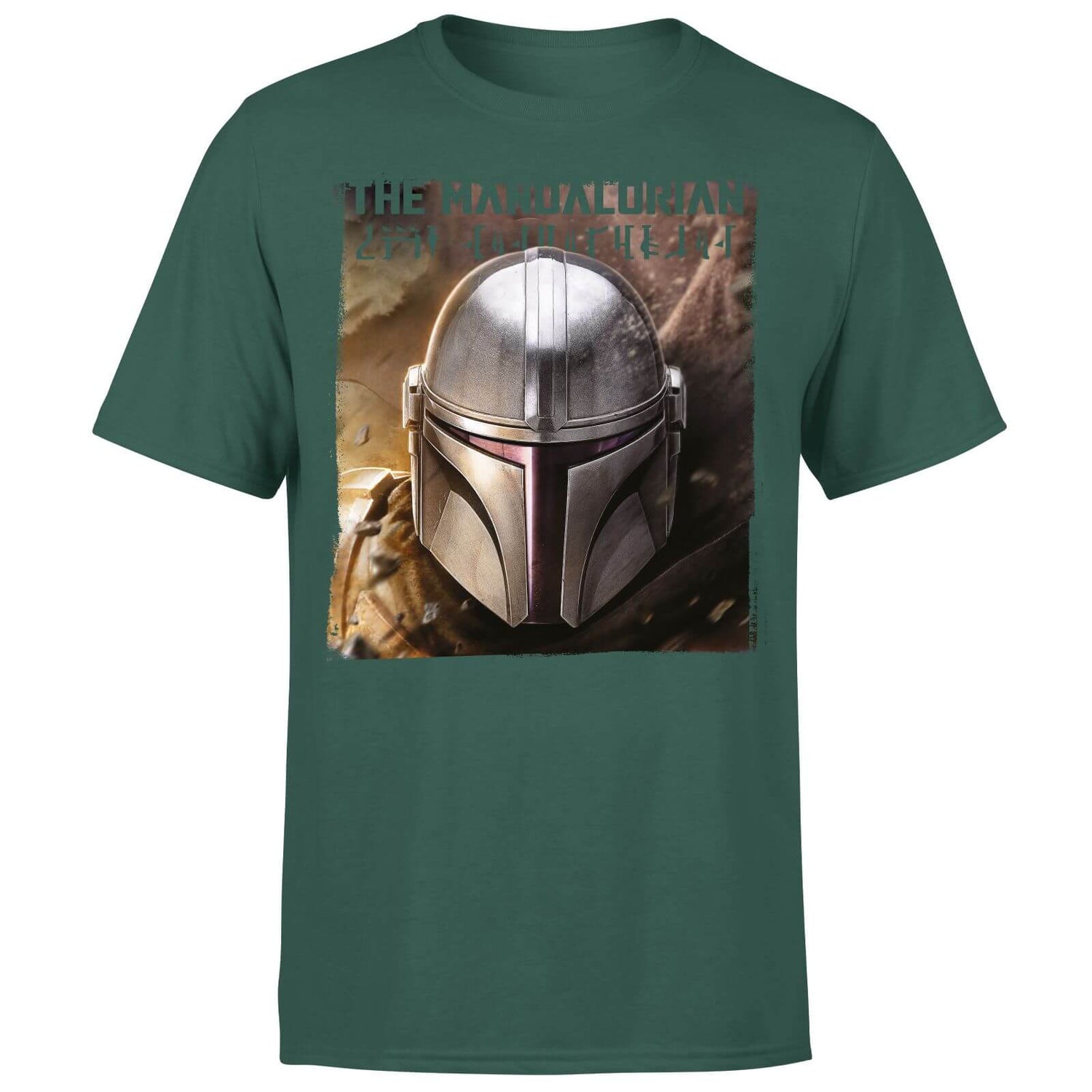 Star Wars The Mandalorian Focus Men's T-Shirt - Green