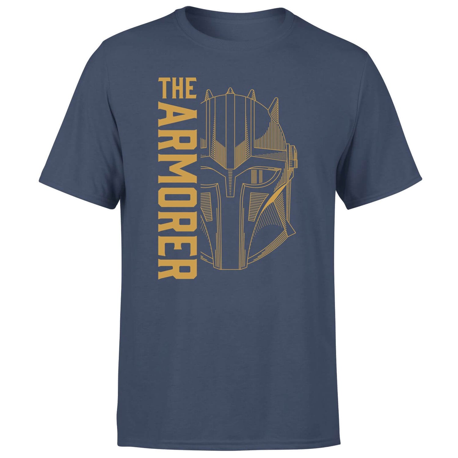 Star Wars The Mandalorian The Armorer Men's T-Shirt - Navy