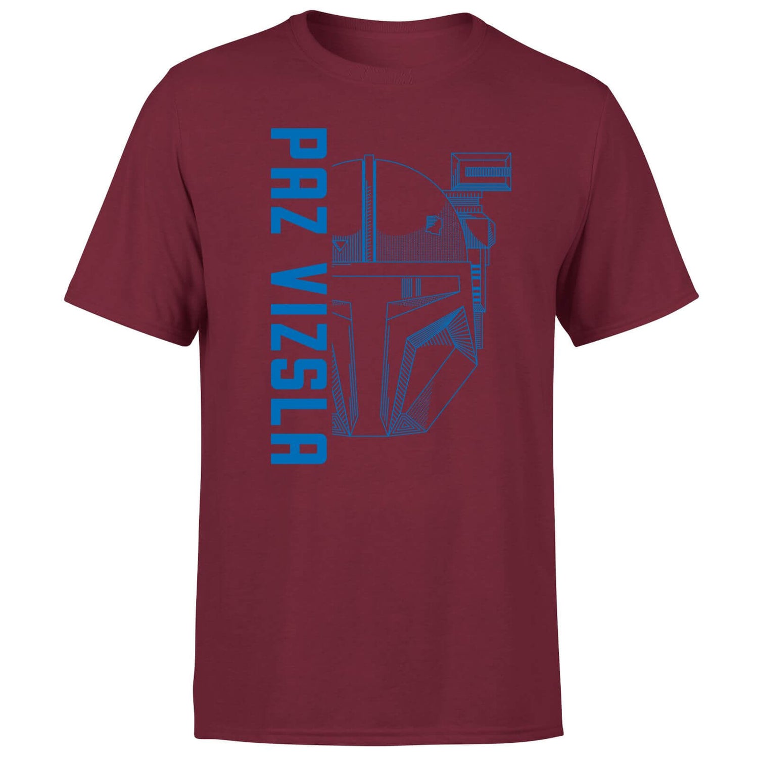 Star Wars The Mandalorian Paz Vizsla Men's T-Shirt - Burgundy