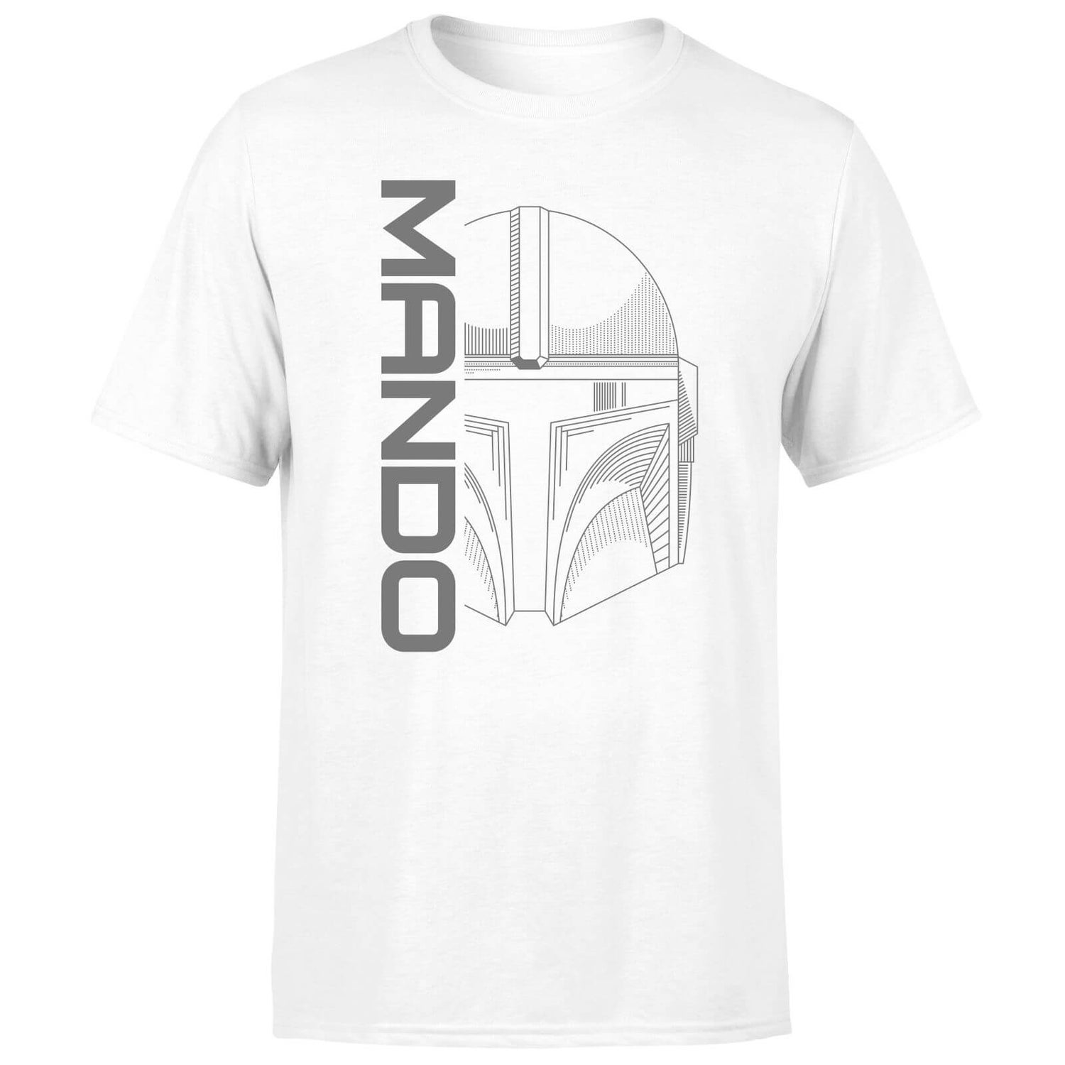 Star Wars The Mandalorian Mando Men's T-Shirt - White