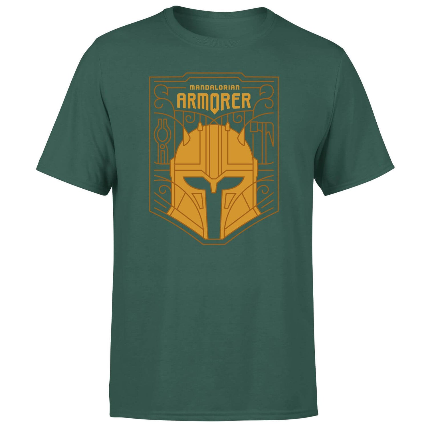 Star Wars The Mandalorian The Armorer Badge Men's T-Shirt - Green