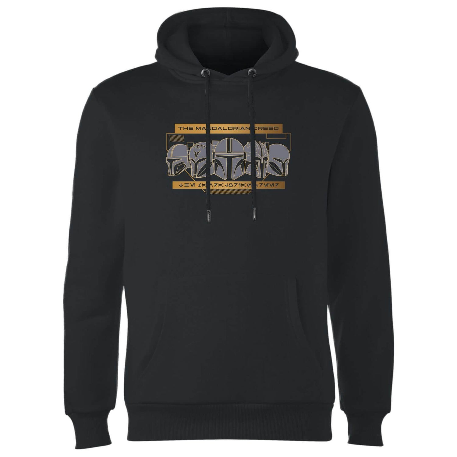 Star Wars The Mandalorian Creed Hoodie - Black