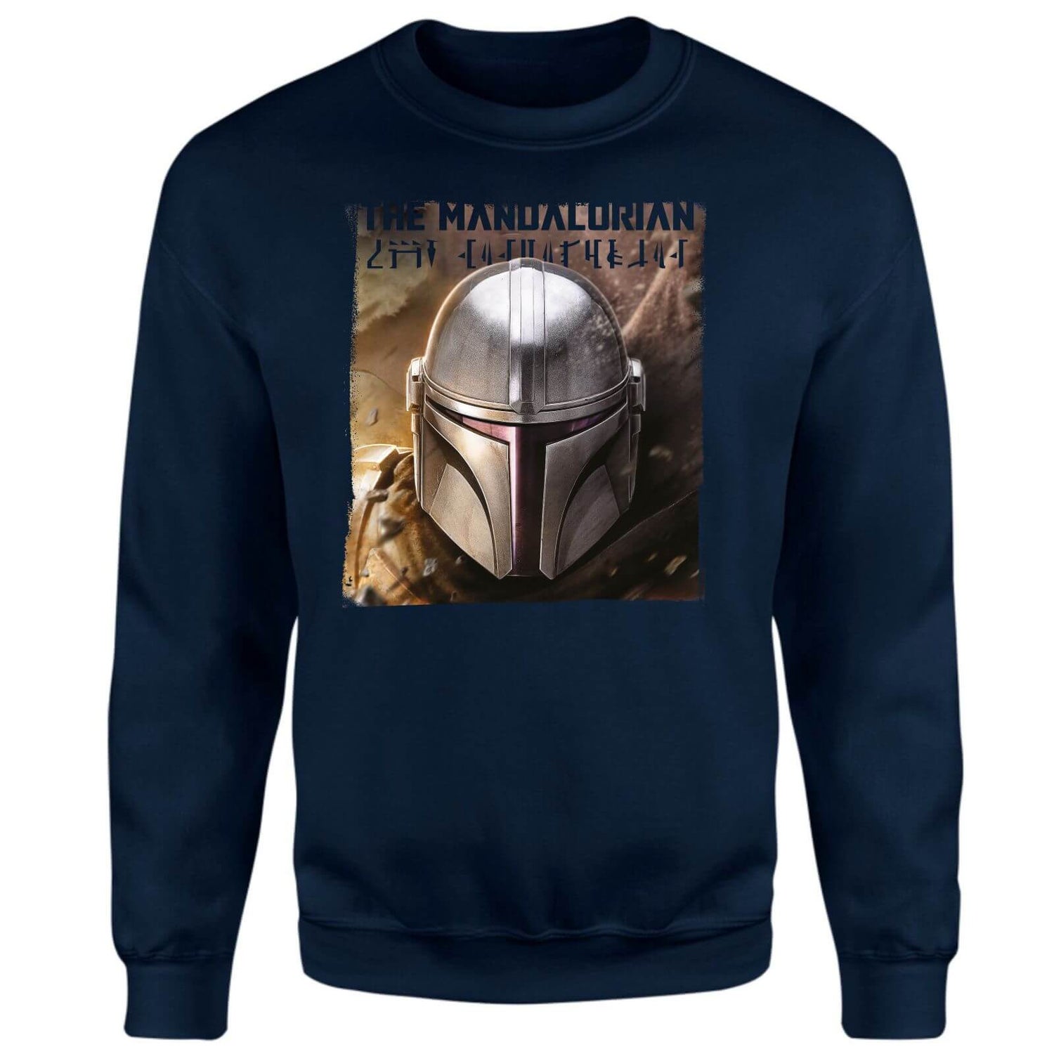Star Wars The Mandalorian Focus Sweatshirt - Navy