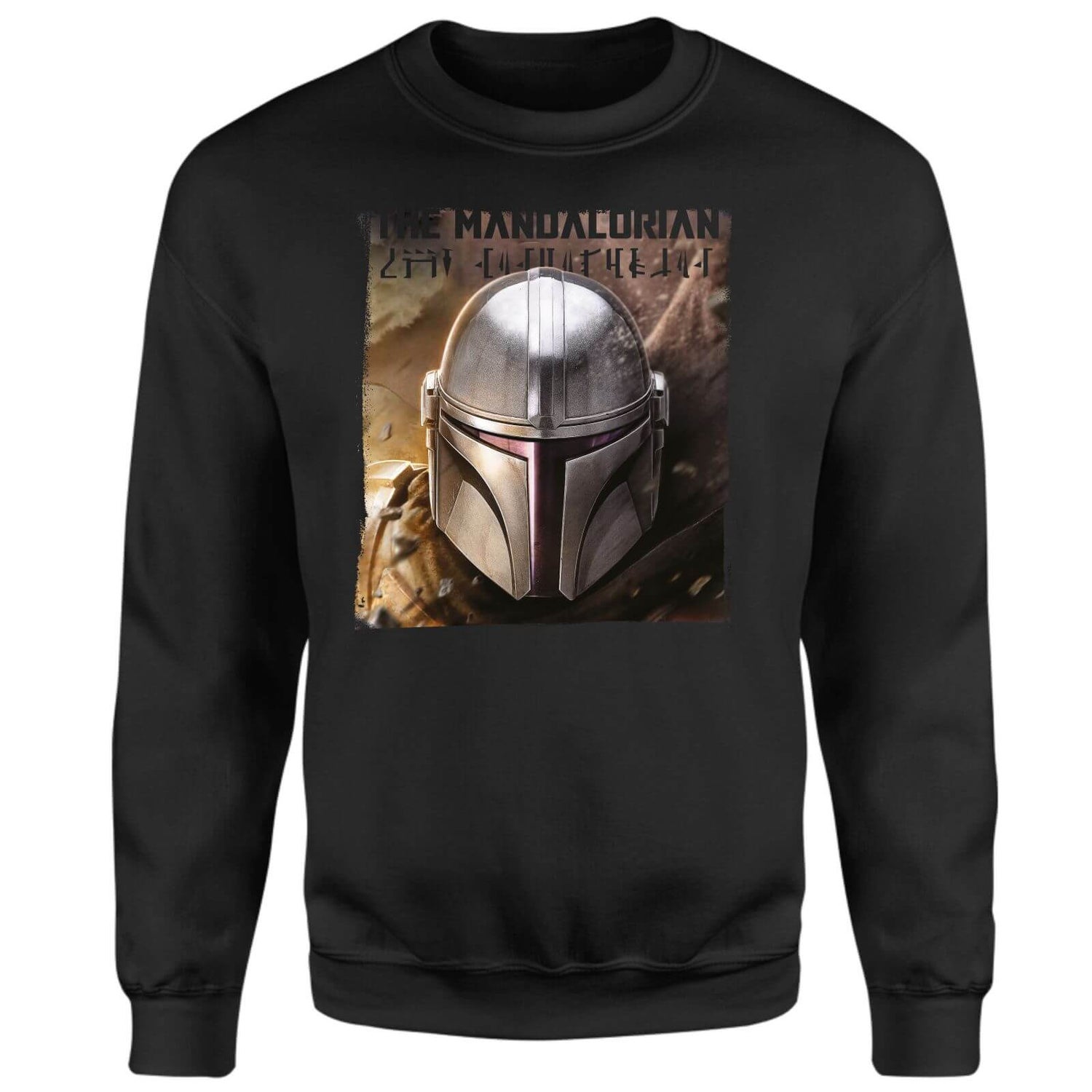 Star Wars The Mandalorian Focus Sweatshirt - Black