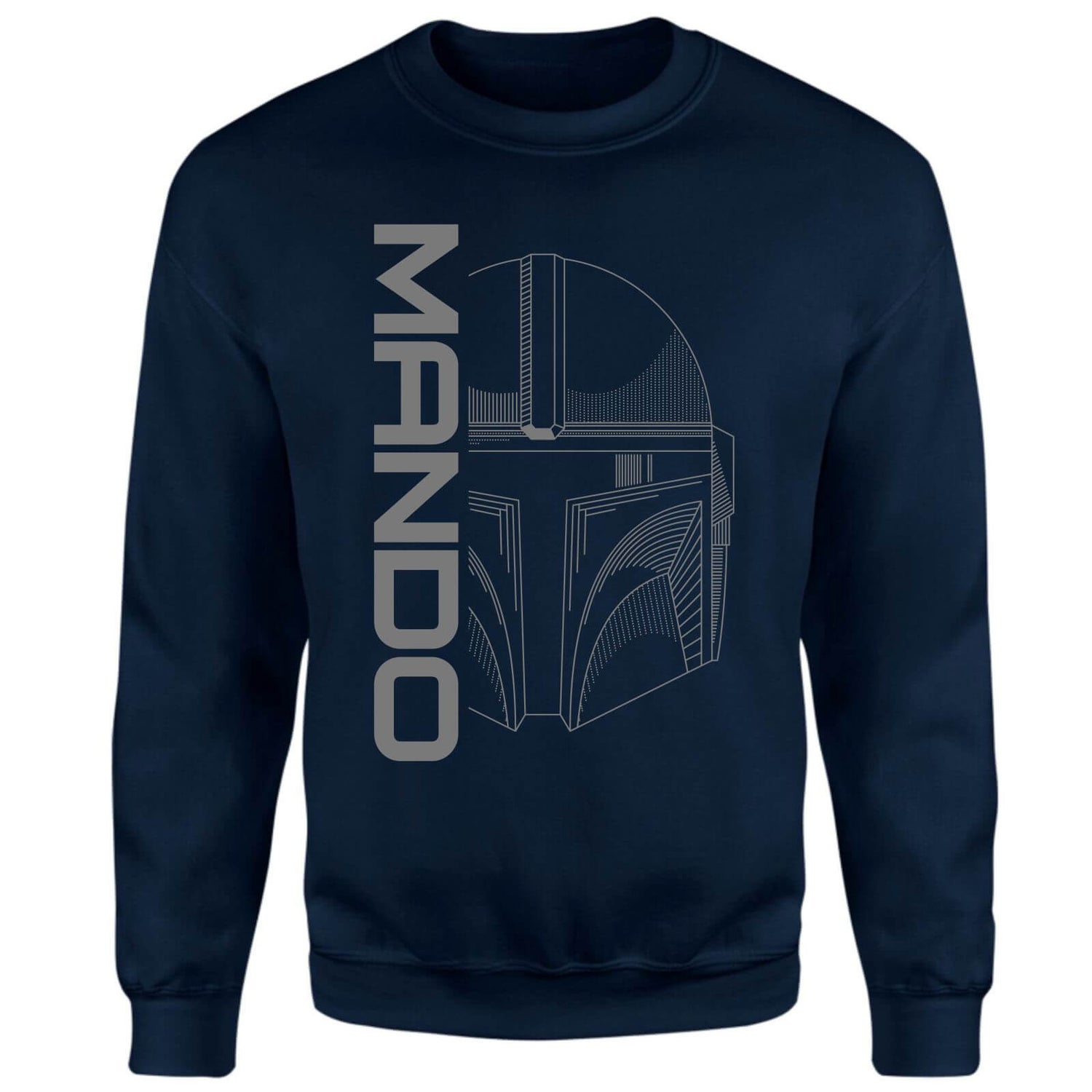 Star Wars The Mandalorian Mando Sweatshirt - Navy