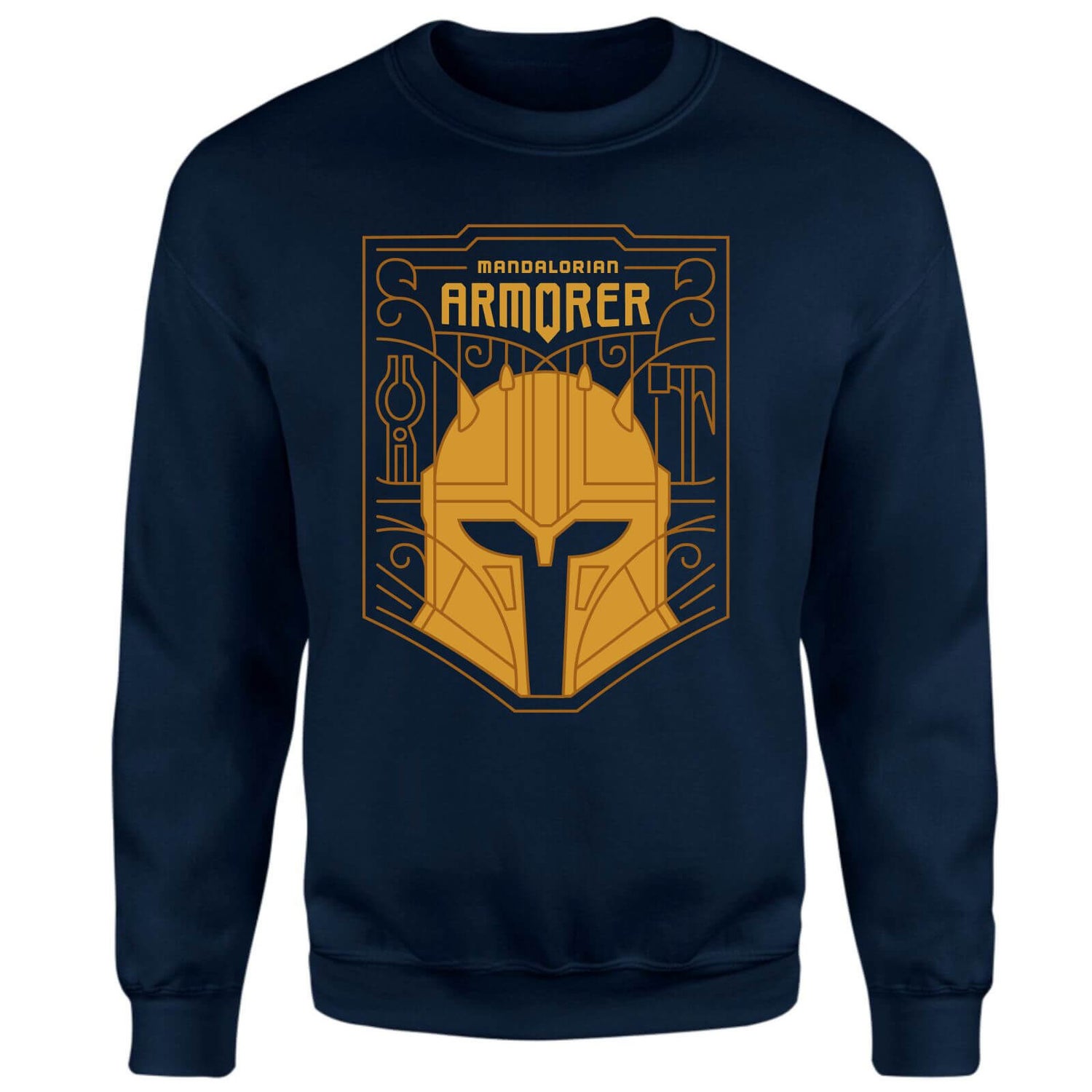 Star Wars The Mandalorian The Armorer Badge Sweatshirt - Navy
