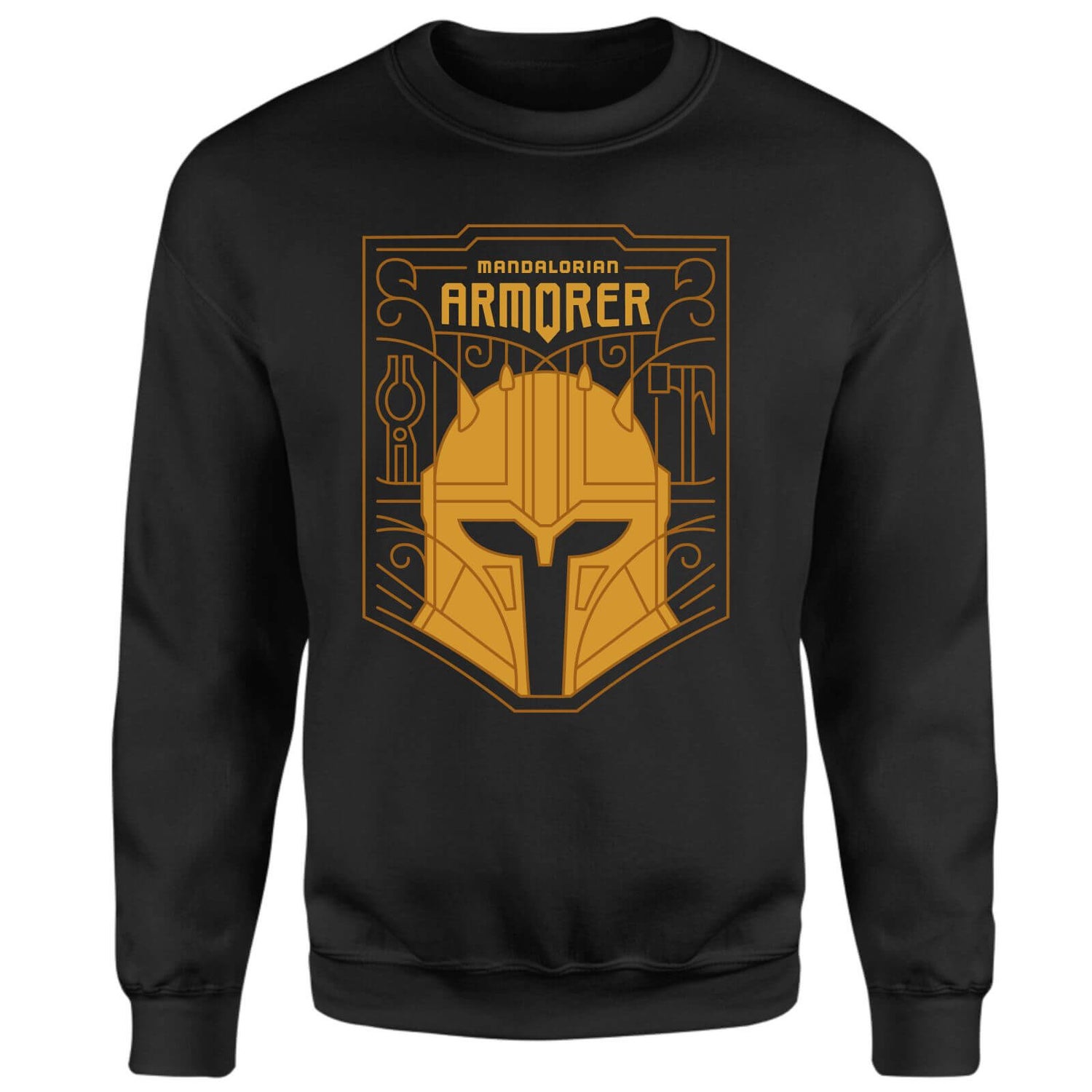 Star Wars The Mandalorian The Armorer Badge Sweatshirt - Black