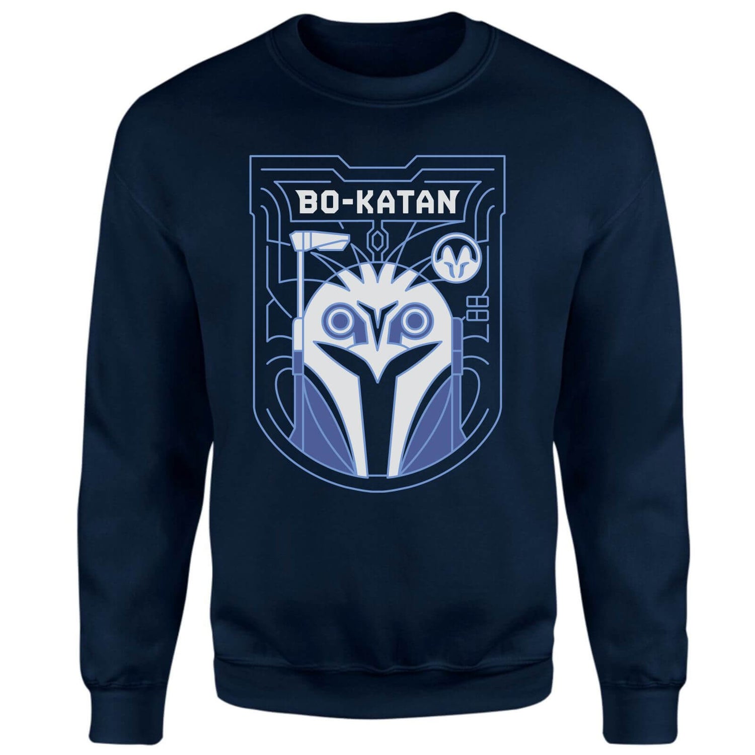 Star Wars The Mandalorian Bo-Katan Badge Sweatshirt - Navy