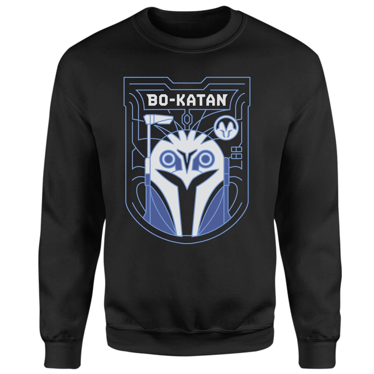 Star Wars The Mandalorian Bo-Katan Badge Sweatshirt - Black