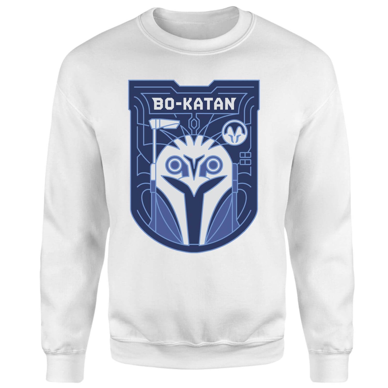 Star Wars The Mandalorian Bo-Katan Badge Sweatshirt - White