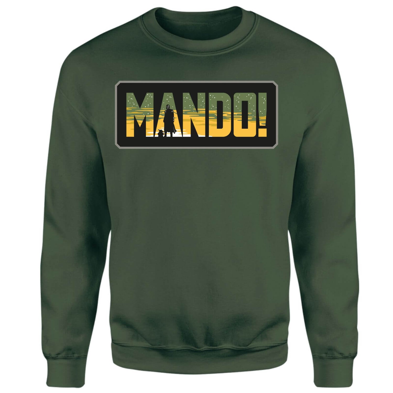 Star Wars The Mandalorian Mando! Sweatshirt - Green