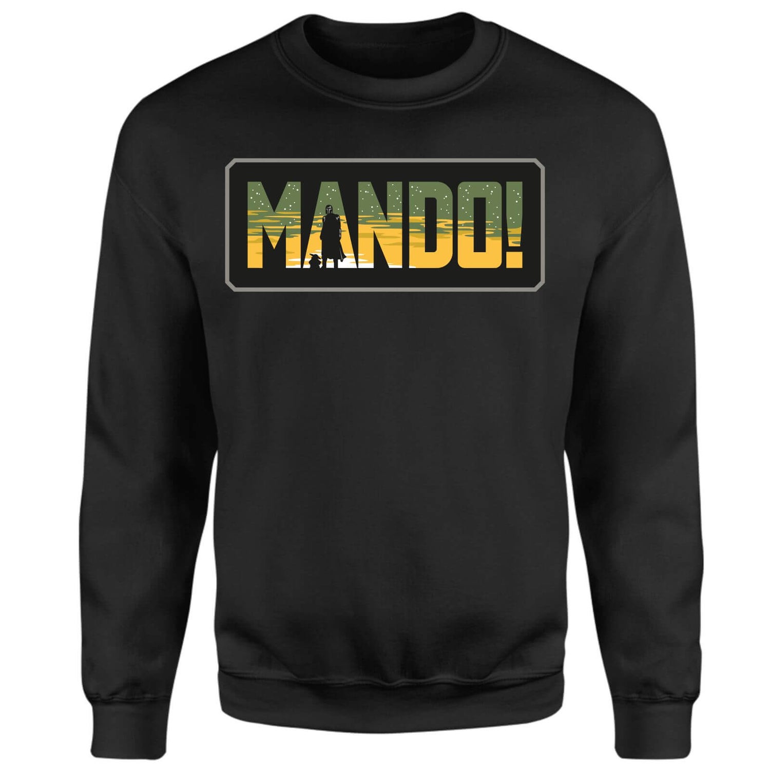 Star Wars The Mandalorian Mando! Sweatshirt - Black