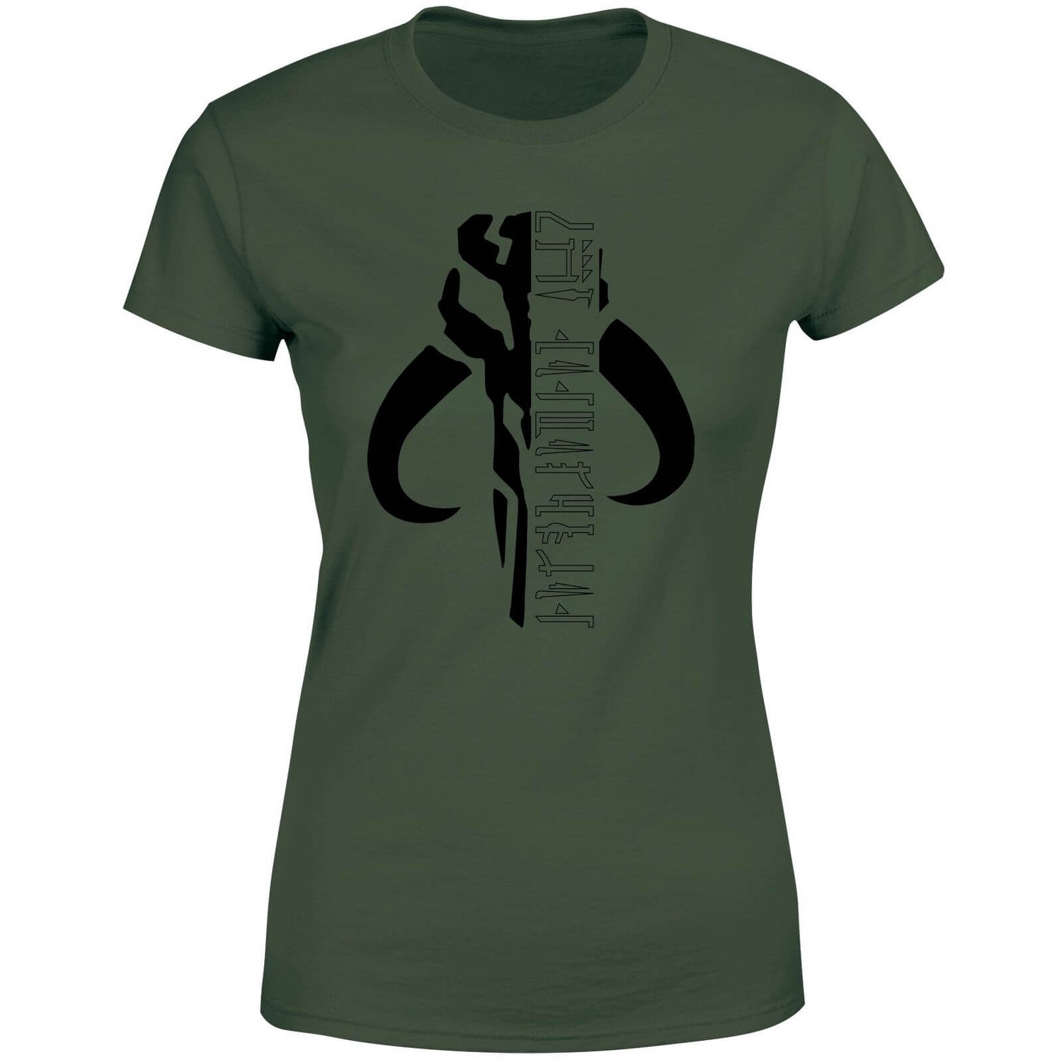 Star Wars The Mandalorian Mando Badge Women's T-Shirt - Green