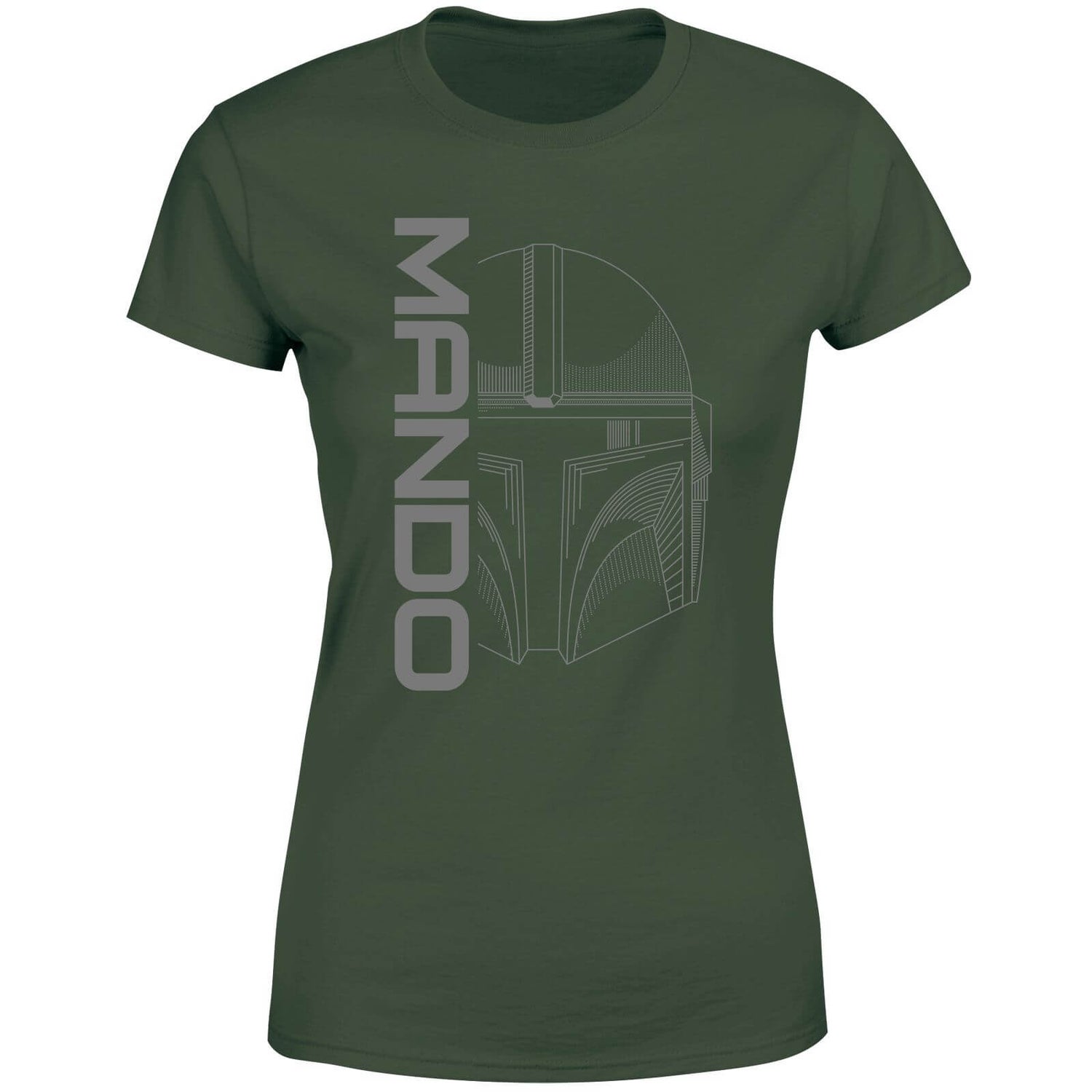 Star Wars The Mandalorian Mando Women's T-Shirt - Green