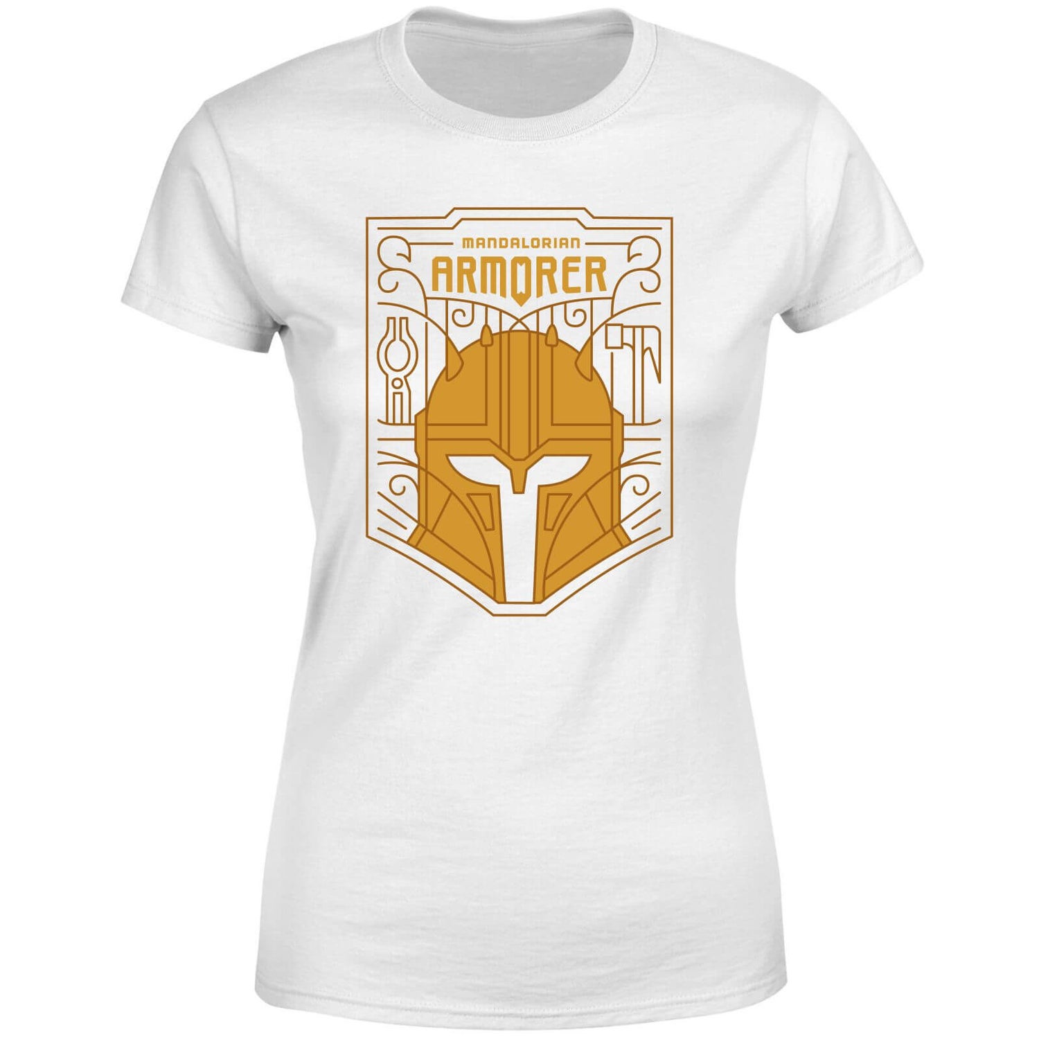 Star Wars The Mandalorian The Armorer Badge Women's T-Shirt - White