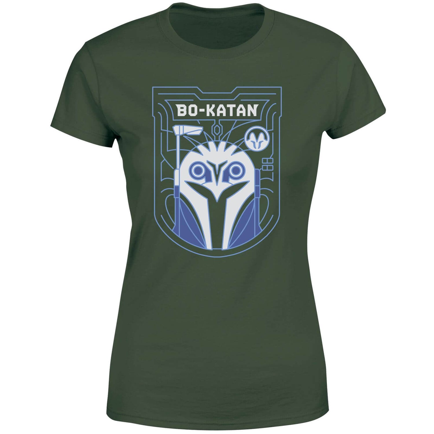 Star Wars The Mandalorian Bo-Katan Badge Women's T-Shirt - Green